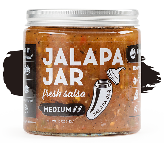 Jalapa Jar Fresh Salsa Medium Brooklyn Blend