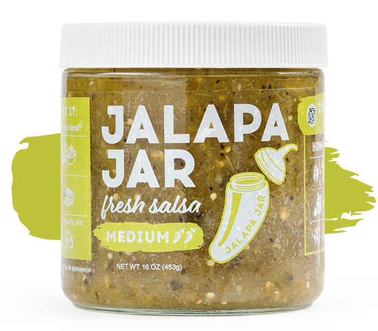 Jalapa Jar Fresh Salsa Medium Tomatillo Blend